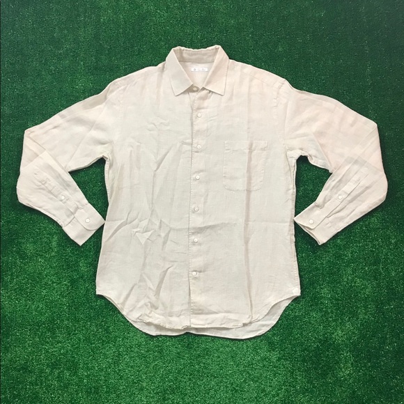 Loro Piana Other - Loro Piana Lino “Linen” Shirt 100% Flax Button Up